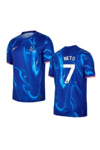 Chelsea Pedro Neto #7 Voetbaltruitje Thuis tenue 2024-25 Korte Mouw